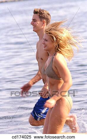 adolescence, beach, bathing-suit, amusement, activity View Large Photo Image Stock Photography - adolescence, beach, bathing-suit, amusement, activity. Fotosearch
