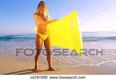air-bed, beach, air mattress View Large Photo Image Stock Photo - air-bed, beach, air mattress. Fotosearch