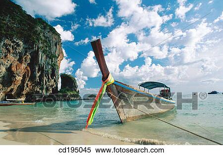 Stock Photography - Ao Nang beach. Krabi. Thailand. Fotosearch