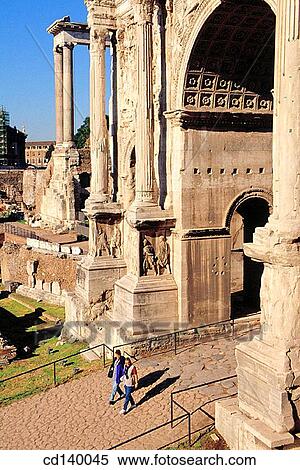 Arch of Settimio Severo. Rome. Italy View Large Photo Image Stock Photography - Arch of Settimio Severo. Rome. Italy. Fotosearch