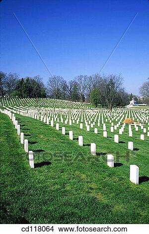 Picture - Arlington National Cemetery. Pennsylvania, near Washington D. C. USA. Fotosearch