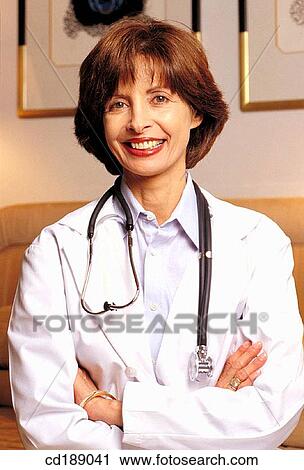Stock Image - arms folded, cross-armed, Arms crossed. Fotosearch