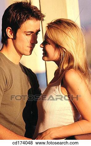 Stock Photo - attraction, bond, blond, Best friend, adolescence. Fotosearch