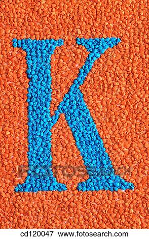 Stock Photo - background, Close-up, character, blue, alphabet. Fotosearch