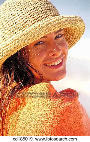 beach, beauty, Beauty Care, brunette, carefree View Large Photo Image Stock Photo - beach, beauty, Beauty Care, brunette, carefree. Fotosearch