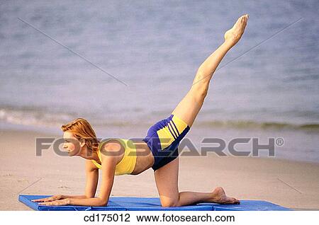 beach, calisthenics, coast, coastal View Large Photo Image Stock Image - beach, calisthenics, coast, coastal. Fotosearch