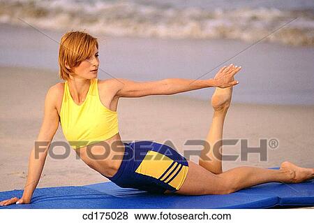 beach, calisthenics, coast, coastal View Large Photo Image Stock Photo - beach, calisthenics, coast, coastal. Fotosearch