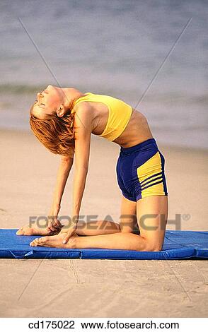 beach, calisthenics, concentrate View Large Photo Image Stock Image - beach, calisthenics, concentrate. Fotosearch