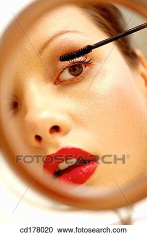 beauty, brunette, Beauty Care, apply View Large Photo Image Stock Image - beauty, brunette, Beauty Care, apply. Fotosearch