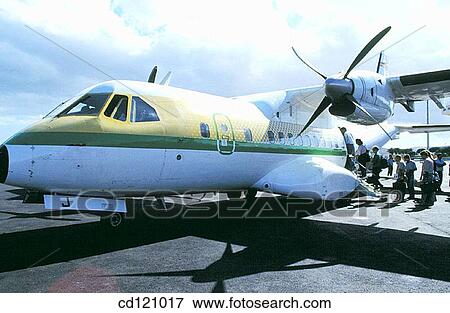 Stock Photo - Binter Aircraft at airport. La Palma. Canary Islands. Spain. Fotosearch
