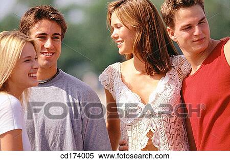 blond, brunette, boy, adolescence View Large Photo Image Stock Photography - blond, brunette, boy, adolescence. Fotosearch