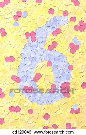Stock Image - blue, Close-up, collage, concept. Fotosearch