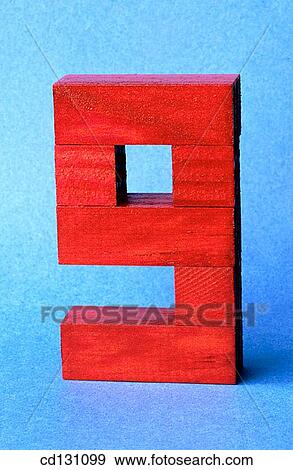 Stock Photo - blue, Close-up, concept, numb. Fotosearch