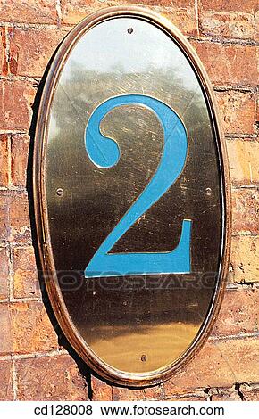 Stock Photo - blue, metal, concept, Close-up, address. Fotosearch