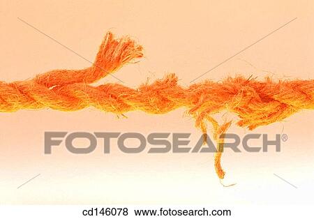 Stock Photo - Breaking rope. Fotosearch