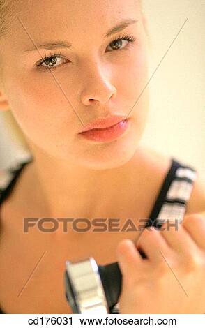 brunette, Close-up, dark hair View Large Photo Image Stock Image - brunette, Close-up, dark hair. Fotosearch