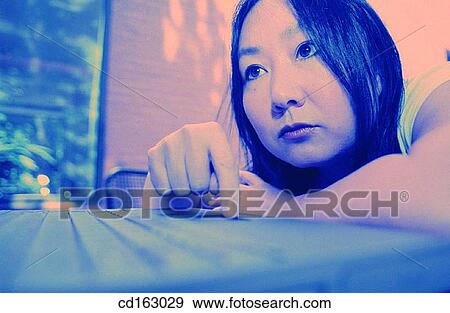 Stock Photo - business, Close-up, businesswoman, businesspeople, Asian-American. Fotosearch