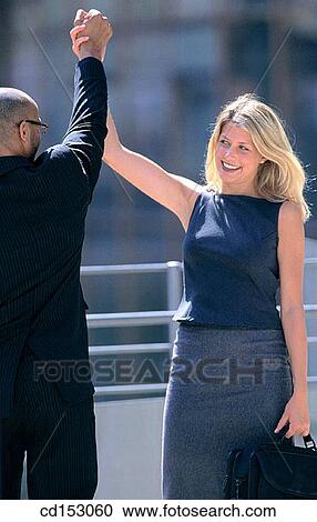 Stock Image - Business, Joy, Success. Fotosearch