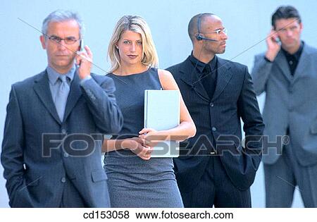 Stock Photo - Business, Telecommunication, Call. Fotosearch