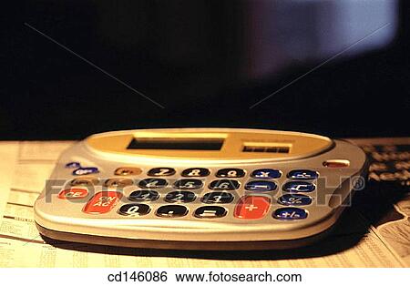 Calculator View Large Photo Image Stock Photograph - Calculator. Fotosearch