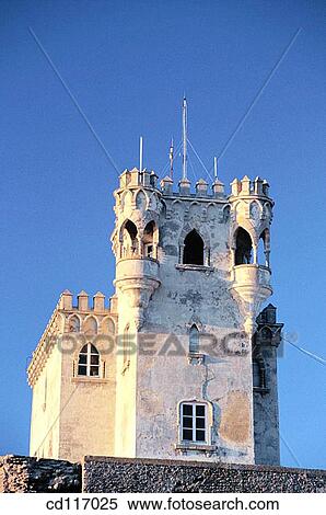 Castle of Guzman el Bueno. Tarifa. Cadiz province. Spain View Large Photo Image Stock Photography - Castle of Guzman el Bueno. Tarifa. Cadiz province. Spain. Fotosearch