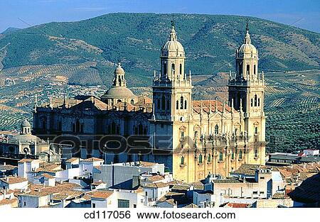 Cathedral. Jaen. Spain View Large Photo Image Stock Photograph - Cathedral. Jaen. Spain. Fotosearch