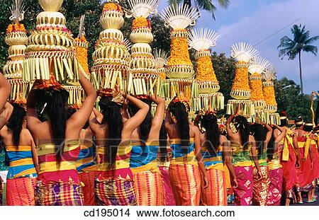 Ceremonial procession. Bali. Indonesia View Large Photo Image Picture - Ceremonial procession. Bali. Indonesia. Fotosearch