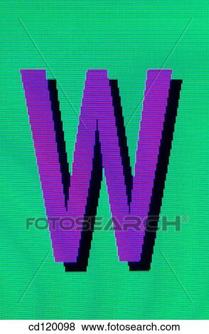 Stock Photo - character, concept, Computer graphic, Close-up, alphabet. Fotosearch