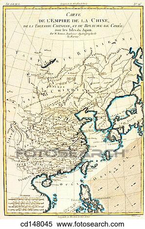 China and Korea, 18th century map View Large Photo Image Stock Photography - China and Korea, 18th century map. Fotosearch