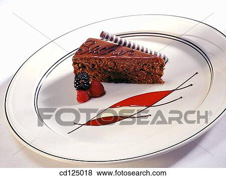 Chocolate cake View Large Photo Image Stock Photo - Chocolate cake. Fotosearch