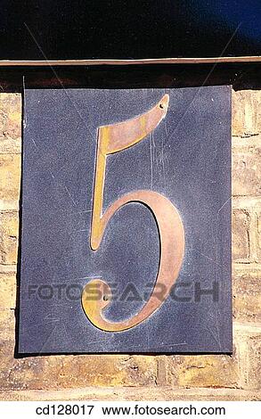 Close-up, house, five, concept, address View Large Photo Image Stock Photo - Close-up, house, five, concept, address. Fotosearch