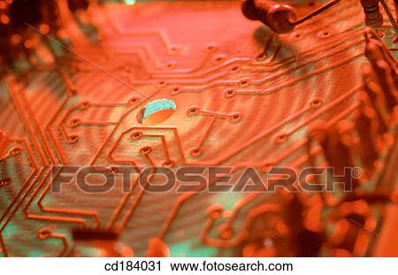 Computer circuit board View Large Photo Image Stock Image - Computer circuit board. Fotosearch