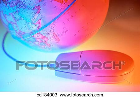 Computer mouse and globe View Large Photo Image Stock Image - Computer mouse and globe. Fotosearch