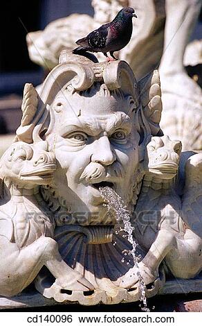 Detail of Fountain of the Moor. Piazza Navona. Rome. Italy View Large Photo Image Stock Photograph - Detail of Fountain of the Moor. Piazza Navona. Rome. Italy. Fotosearch