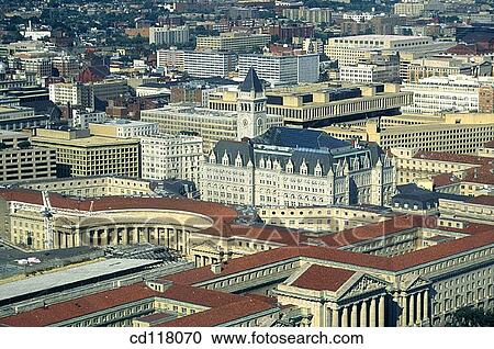 Downtown and the old Post Office Building. Washington D. C. USA View Large Photo Image Stock Image - Downtown and the old Post Office Building. Washington D. C. USA. Fotosearch