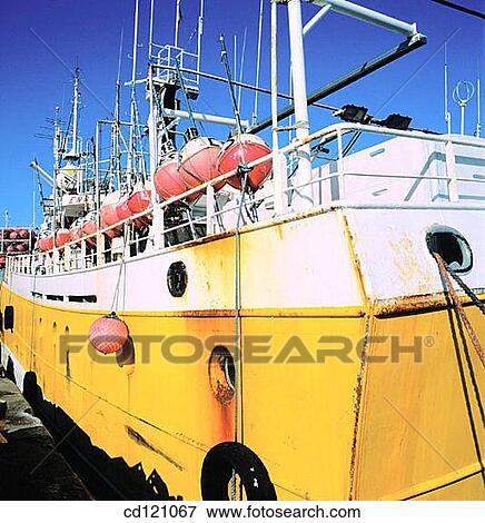 Fishing boat at port. Vigo. Spain View Large Photo Image Stock Photo - Fishing boat at port. Vigo. Spain. Fotosearch