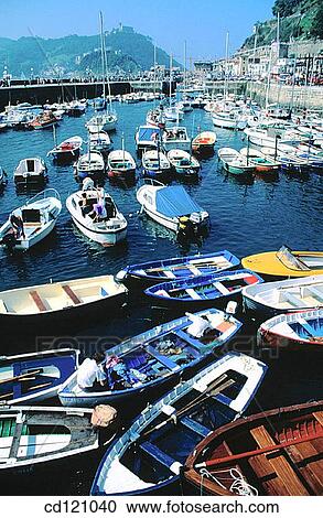Fishing port of San Sebastian. Guipuzcoa. Spain View Large Photo Image Stock Image - Fishing port of San Sebastian. Guipuzcoa. Spain. Fotosearch