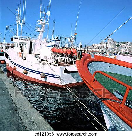 Fishing port. Vigo. Spain View Large Photo Image Stock Photograph - Fishing port. Vigo. Spain. Fotosearch