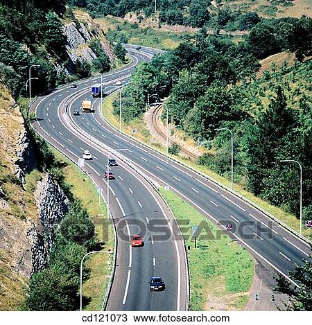 Freeway Bilbao-Behobia. Guipuzcoa. Espa±a View Large Photo Image Stock Image - Freeway Bilbao-Behobia. Guipuzcoa. Espa±a. Fotosearch