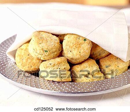 Fresh baked, herbed biscuits View Large Photo Image Stock Image - Fresh baked, herbed biscuits. Fotosearch
