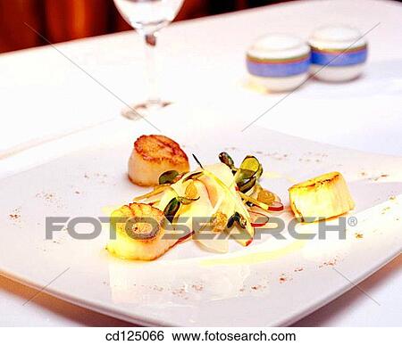 Fresh scallops with organic golden raisins View Large Photo Image Stock Photograph - Fresh scallops with organic golden raisins. Fotosearch