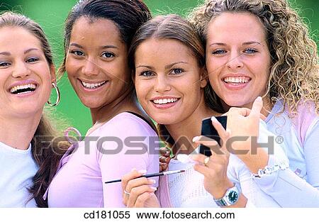 Friendship, Beauty, Make up View Large Photo Image Stock Photography - Friendship, Beauty, Make up. Fotosearch