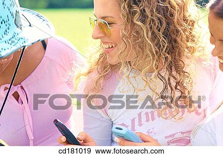 Friendship, Telecommunication, Laugh View Large Photo Image Stock Photo - Friendship, Telecommunication, Laugh. Fotosearch