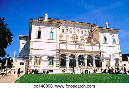 Galleria Borghese. Rome. Italy View Large Photo Image Stock Photo - Galleria Borghese. Rome. Italy. Fotosearch