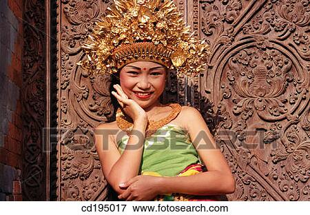 Stock Photo - Girl dancer. Bali. Indonesia. Fotosearch