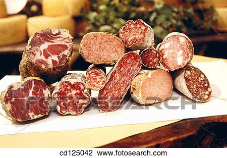 Italian salami View Large Photo Image Stock Image - Italian salami. Fotosearch