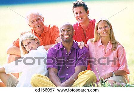 Stock Photo - Lifestyle, Satisfaction, Friendship. Fotosearch