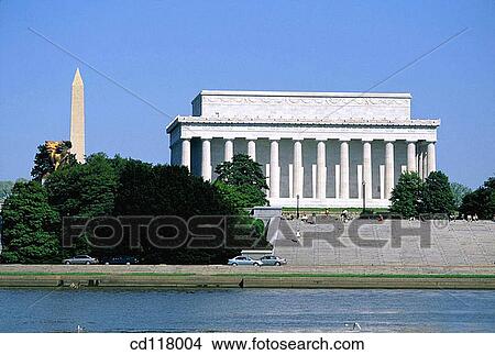 Lincoln Memorial and Washington Monument. Washington D. C. USA View Large Photo Image Picture - Lincoln Memorial and Washington Monument. Washington D. C. USA. Fotosearch