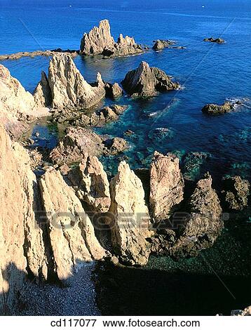 Mermaids? reef. Cabo de Gata. Almeria province. Spain View Large Photo Image Stock Photo - Mermaids? reef. Cabo de Gata. Almeria province. Spain. Fotosearch