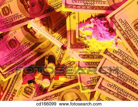 Money and drugs View Large Photo Image Stock Photo - Money and drugs. Fotosearch